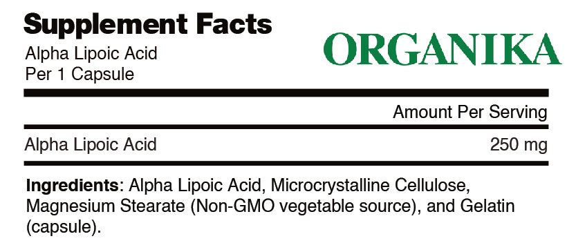 Alpha Lipoic Acid (250mg)