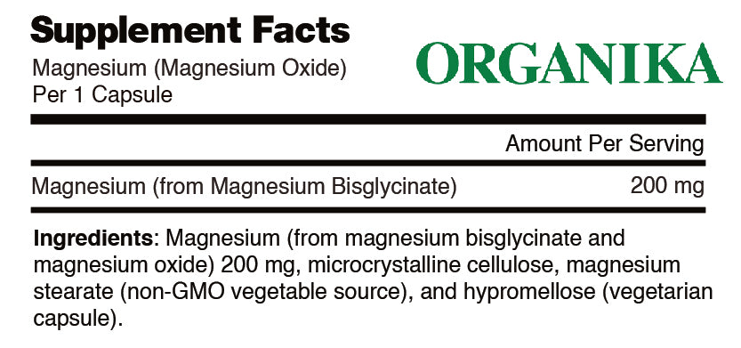 Magnesium Bisglycinate (200mg)