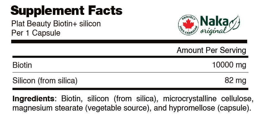 Plat Beauty Biotin+ silicon