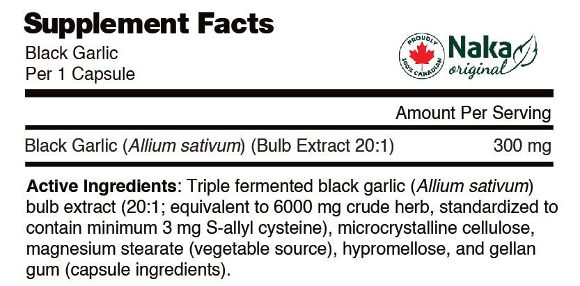 Odourless Black Garlic (6000mg)