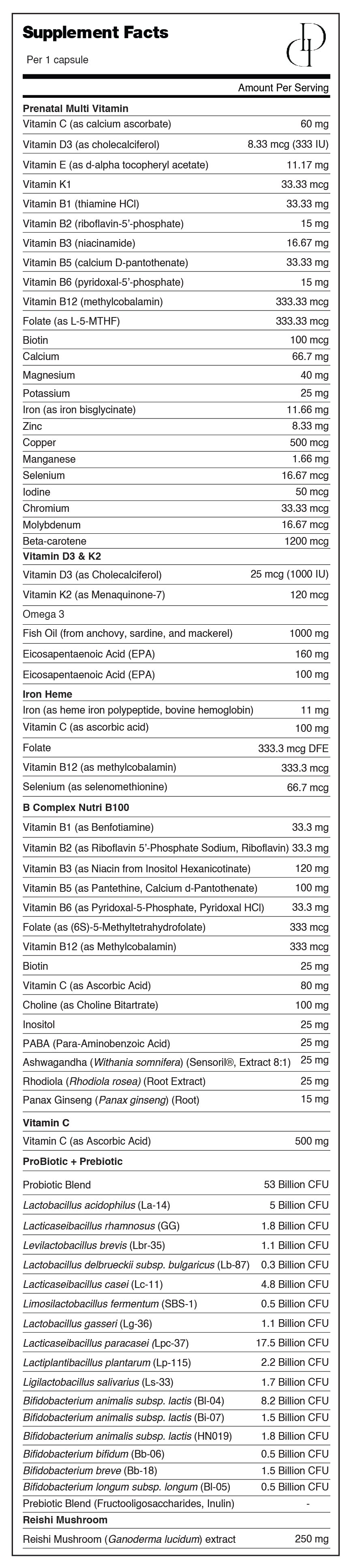 Postnatal Care Vitamin