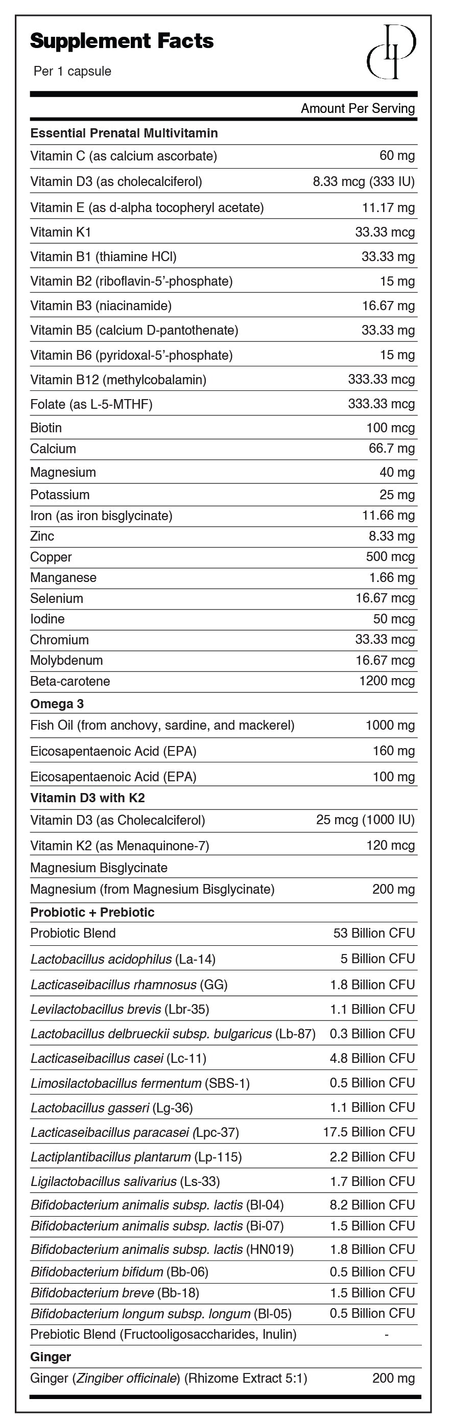 Prenatal Care Vitamin