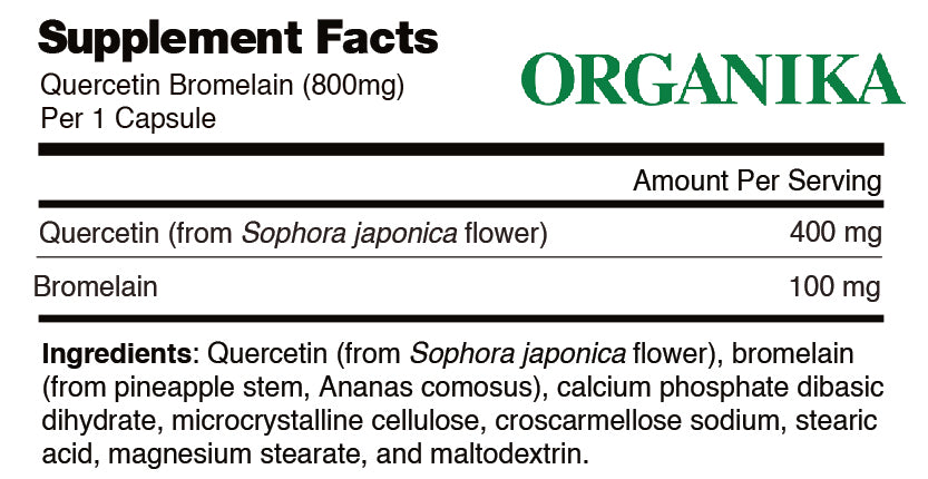 Quercetin Bromelain (800mg)